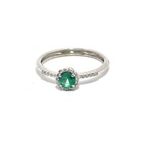 Ringe Recarlo Dame in Gold Smeraldo 0.27 Ct XE 244/BSM2 - XE 244/BSM2